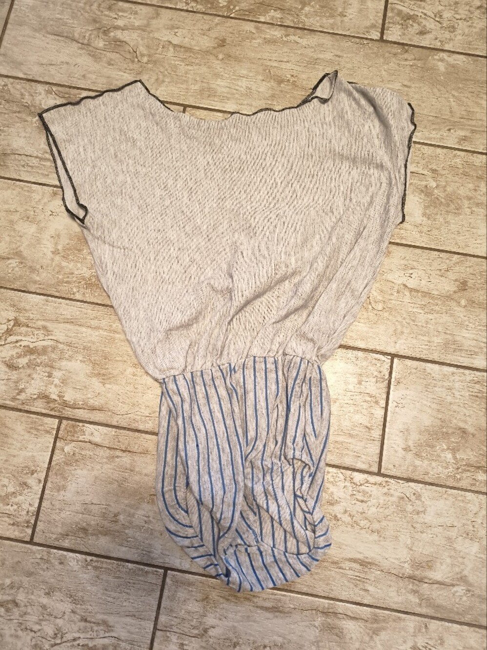 Light Gray Women's Retro Workout One Piece